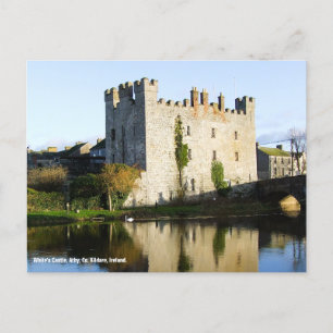 White's Castle Athy, Grafschaft Kildare Postcard Postkarte