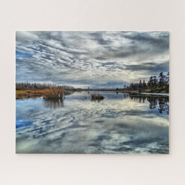 Whiteshell Herbstreflektion Puzzle (Horizontal)