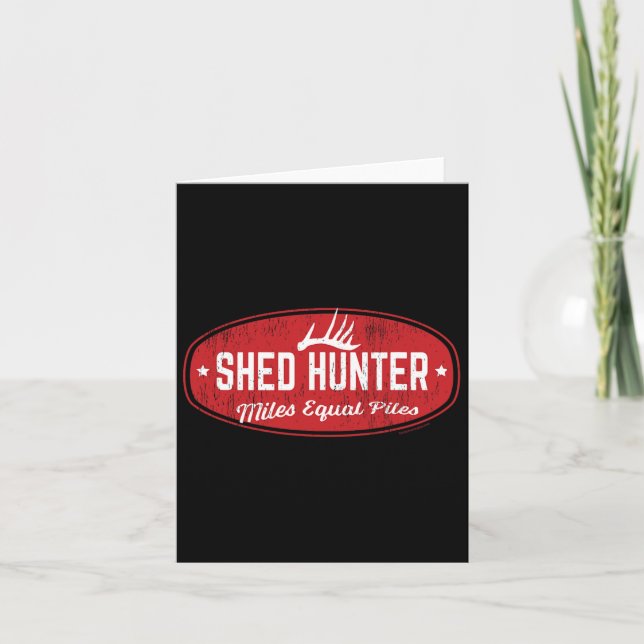 Whitetail Antler Shed Hunter Karte (Vorderseite)