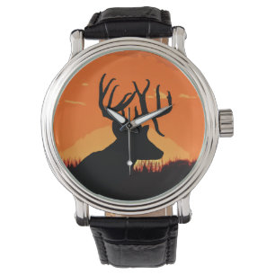 Whitetail Buck Deer Armbanduhr