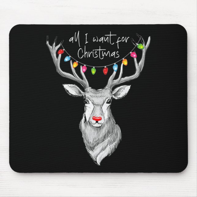 Whitetail Buck Deer Jagd Alles, was ich für Christ Mousepad (Vorne)