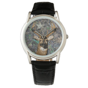Whitetail Buck Deer Junting Watch Armbanduhr