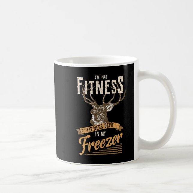 Whitetail Buck Fun Deer Junting Saison I'm Into Fi Kaffeetasse (Rechts)