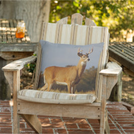 Whitetail Buck Outdoor Throw Kissen Für Draußen