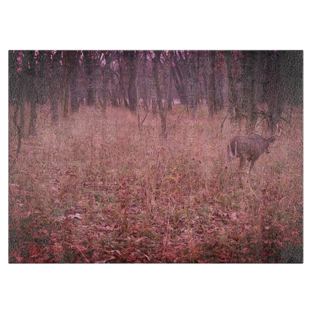 Whitetail Buck Schneidebrett (Vorderseite)