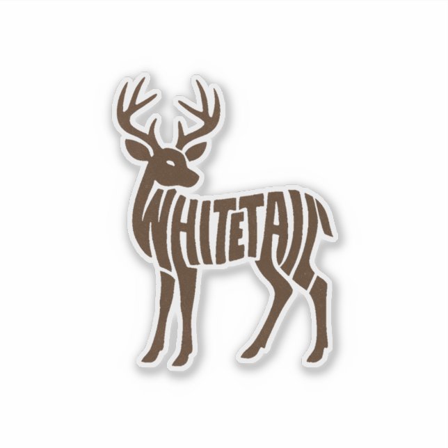 WHITETAIL Decal Sticker (Vorderseite)