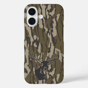 Whitetail Deer Bottomland Camouflage Jagd Camoufla iPhone 16 Hülle