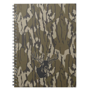 Whitetail Deer Bottomland Camouflage Jagd Camoufla Notizblock