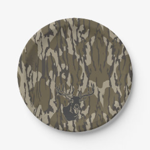 Whitetail Deer Bottomland Camouflage Jagd Camoufla Pappteller
