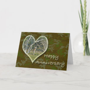 Whitetail Deer Buck Anniversary Card Karte