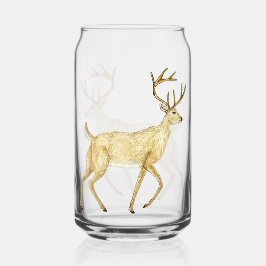 Whitetail Deer Drink Glass Dosenglas