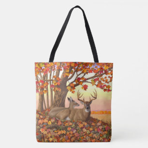 Whitetail Deer im Herbst Herbstfarben in New Engla