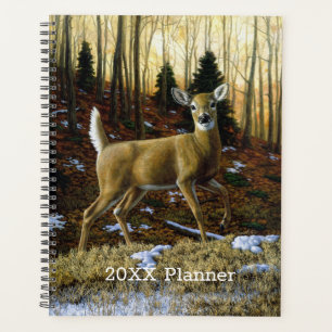 Whitetail Deer im Herbstwald Planer