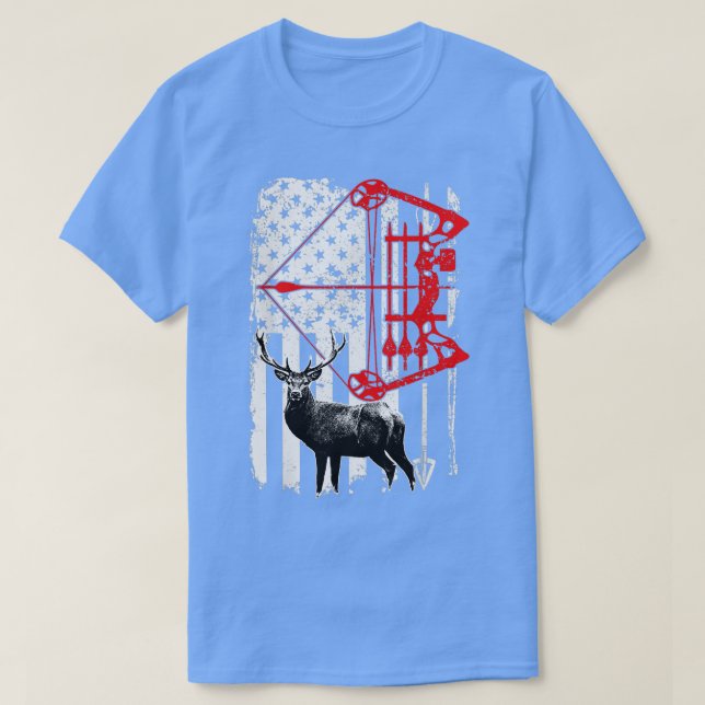 Whitetail Deer Junting Shirt Buck Camouflage Amer (Design vorne)