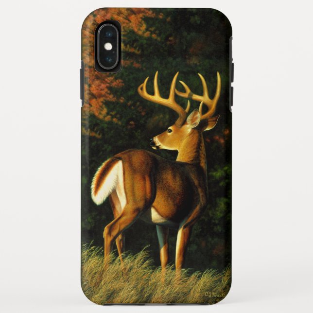Whitetail Deer Trophy Buck Jagd Case-Mate iPhone Hülle (Rückseite)