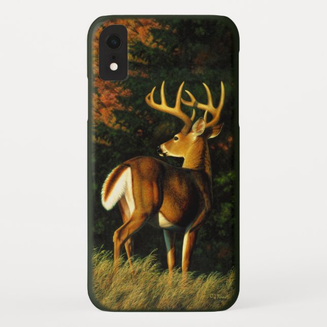 Whitetail Deer Trophy Buck Jagd Case-Mate iPhone Hülle (Rückseite)