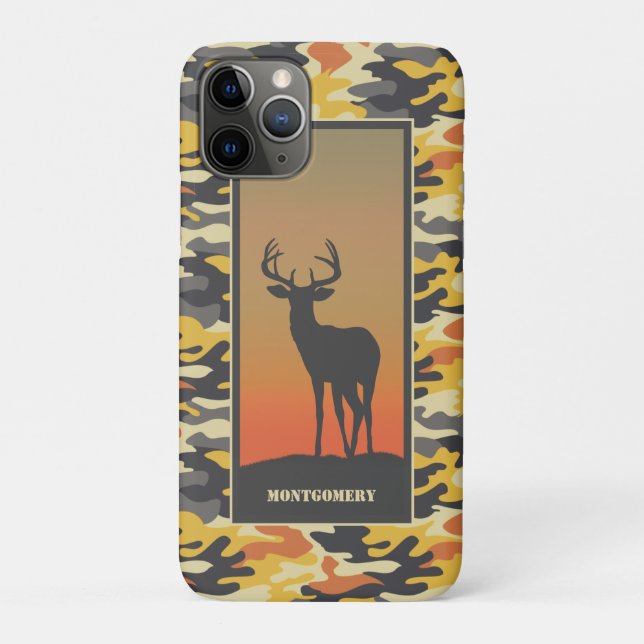 Whitetail Deer und Camouflage Case-Mate iPhone Hülle (Rückseite)
