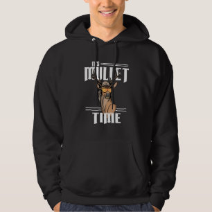 Whitetail Deer's Mullet Time Hunting Buck Hoodie
