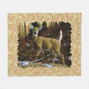 Whitetail Doe Fleecedecke