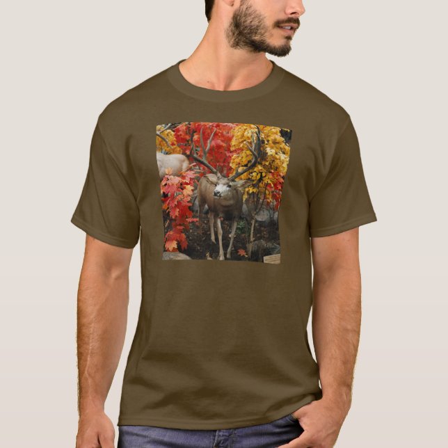 Whitetail im Herbst T-Shirt (Vorderseite)