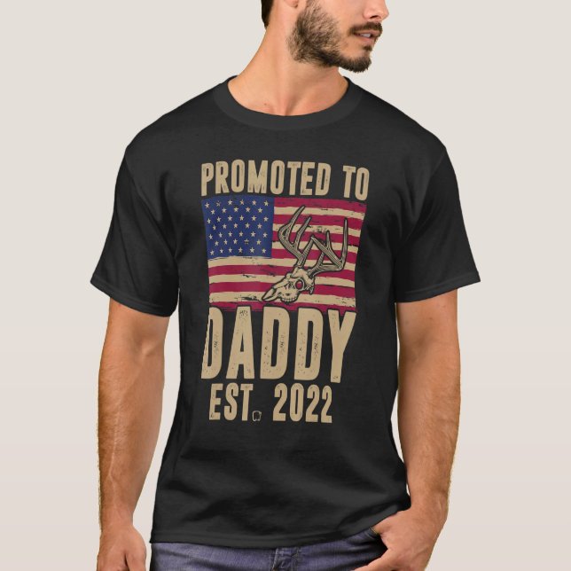 Whitetail-Jagd für Daddy 2022 Camouflagge T-Shirt (Vorderseite)
