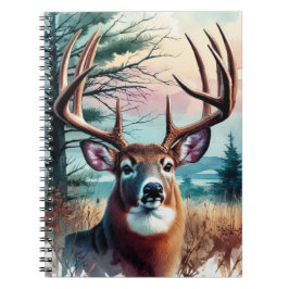 Whitetail Majesty - Watercolor Journal Notizblock