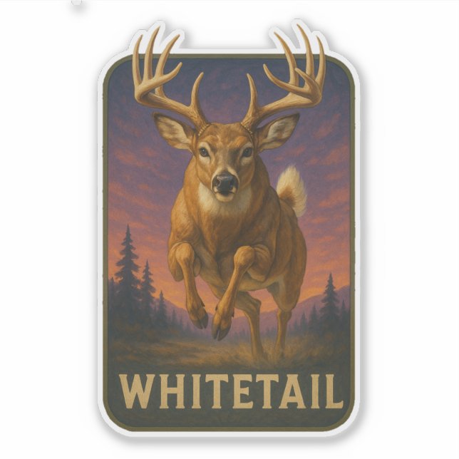Whitetail Sticker (Vorderseite)