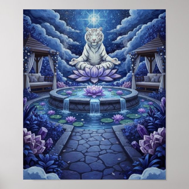 WhiteTigerMeditation Poster (Vorne)