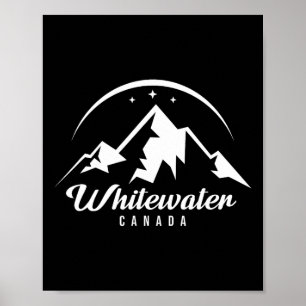 Whitewater Canada Ski Resort Skifahren Snowboarden Poster
