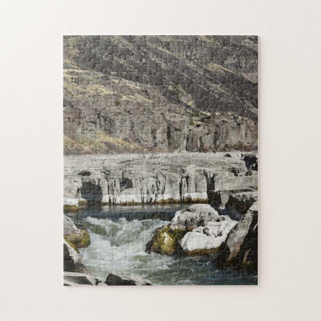 Whitewater Durch Basalt Gorge Puzzle (Vertikal)
