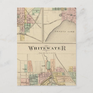 Whitewater, Elkhorn und Genf Postkarte