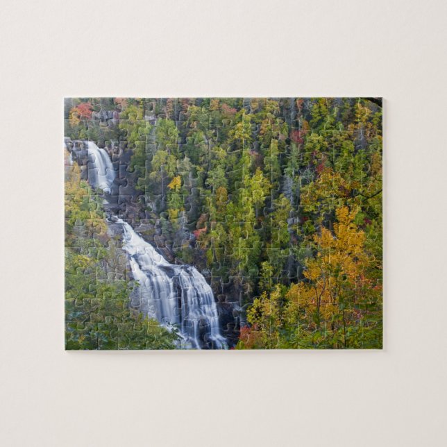 Whitewater Falls in Nantahala National Puzzle (Horizontal)