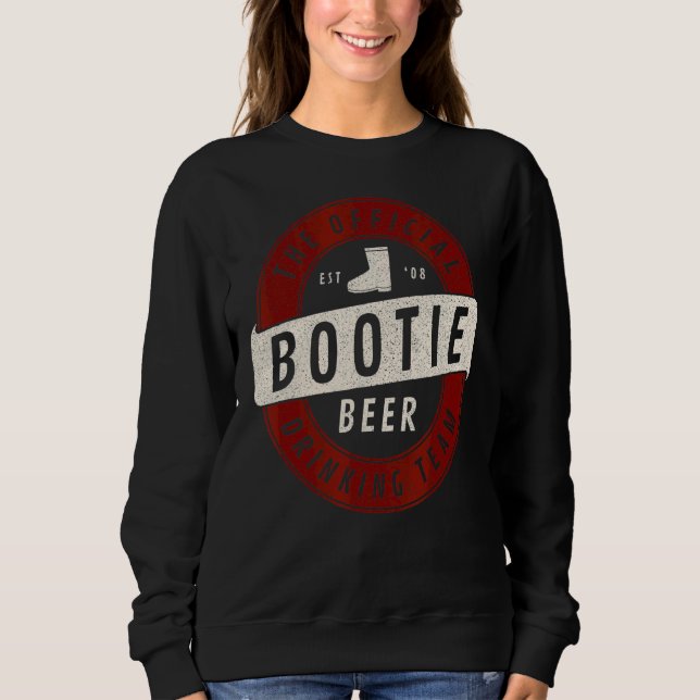 Whitewater Kayak Bootie Beer Drink Team 2 Sweatshirt (Vorderseite)