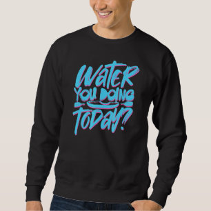 Whitewater Kayak Paddle Wasser Sie tun Kanu und Sweatshirt