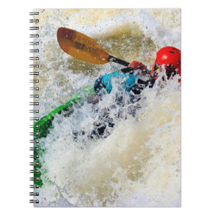 Whitewater Kayaking Adventure Notebook Notizblock