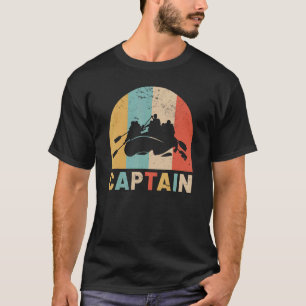 Whitewater Rafting Captain Sunset River Rat Water T-Shirt