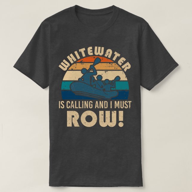 Whitewater-Rafting T-Shirt (Design vorne)