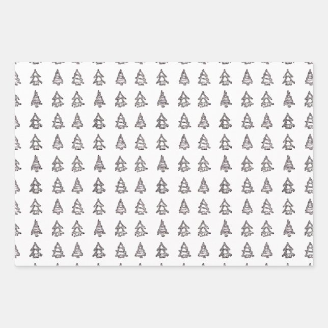 Whitewood Wrapping Paper Geschenkpapier Set (Vorderseite)