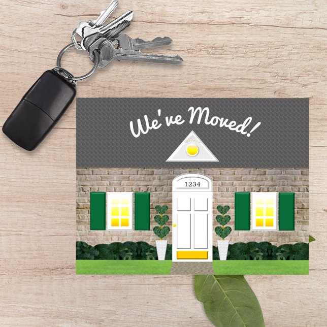 Whitewusch Brick House Factory New Address Ankündigungspostkarte (Von Creator hochgeladen)