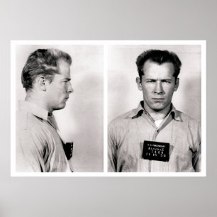 WHITEY BULGER ALCATRAZ MUGSHOT 1959 POSTER