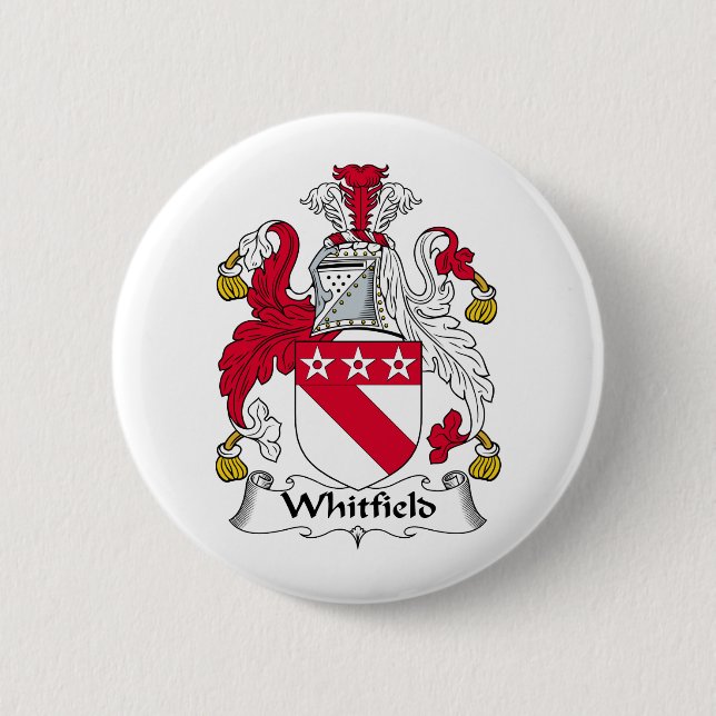 Whitfield Familienwappen Button (Vorderseite)