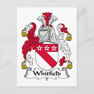 Whitfield-Familienwappen Postkarte