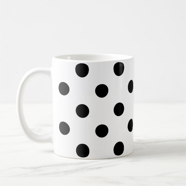 Whitground Polka Dots Design Kaffeetasse (Links)
