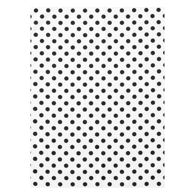 Whitground Polka Dots Design Tischdecke (Vorderseite)