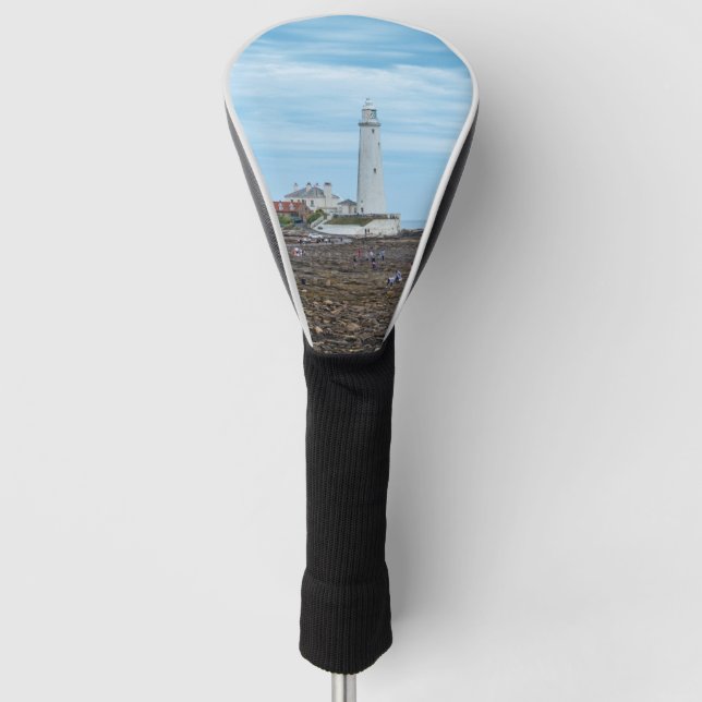Whitley Bay lighthouse  Golf Headcover (Vorderseite)