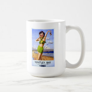 Whitley Bucht-Vintage Anzeige Tasse