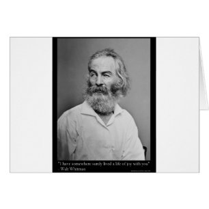 Whitman Lebensfreude Liebeszitate Geschenke T-Shir