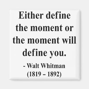 Whitman Quote 2a Magnet