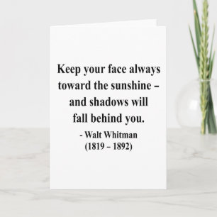 Whitman Quote 7a Karte