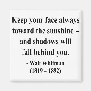 Whitman Quote 7a Magnet